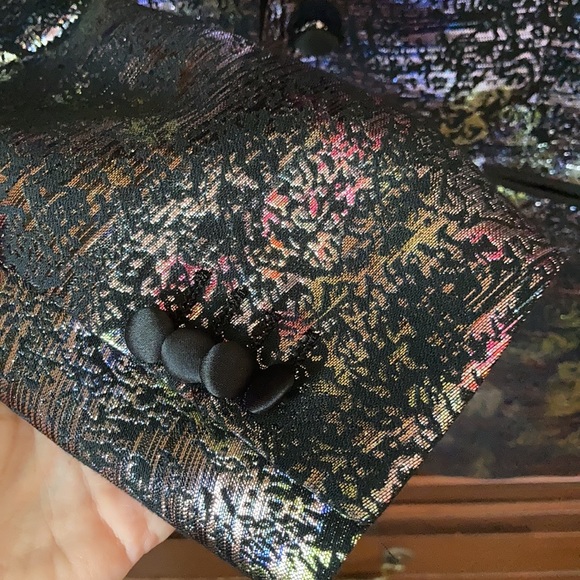 Linea Uomo Metallic Colorful Tuxedo Jacket - Picture 5 of 15